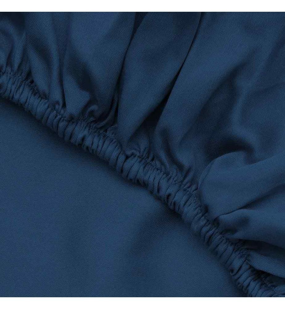 Lenzuolo singolo piccolo in raso, blu petrolio, 100% raso di cotone
