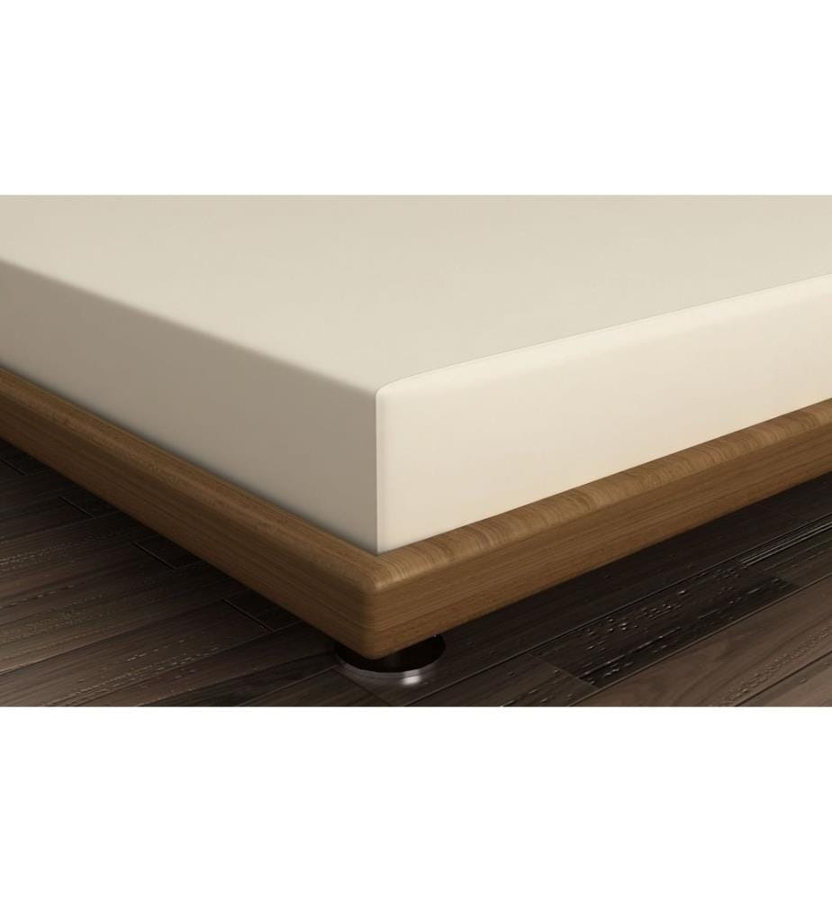 Lenzuolo singolo grande Ranforce, crema, 100% cotone