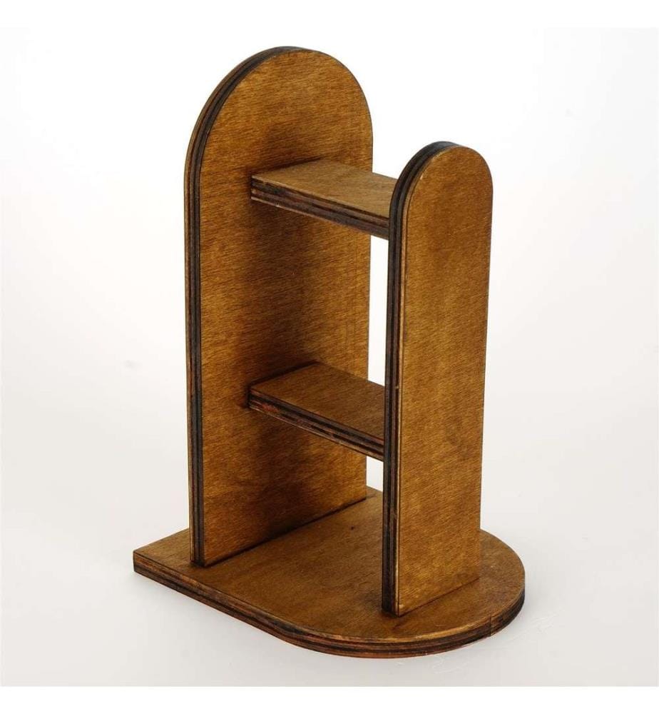 Organizer in legno, Noce, Legno massiccio