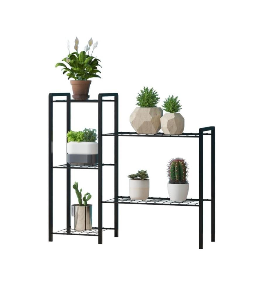 Dekorative Jardiniere, Schwarz, Rahmen: 100% Metall