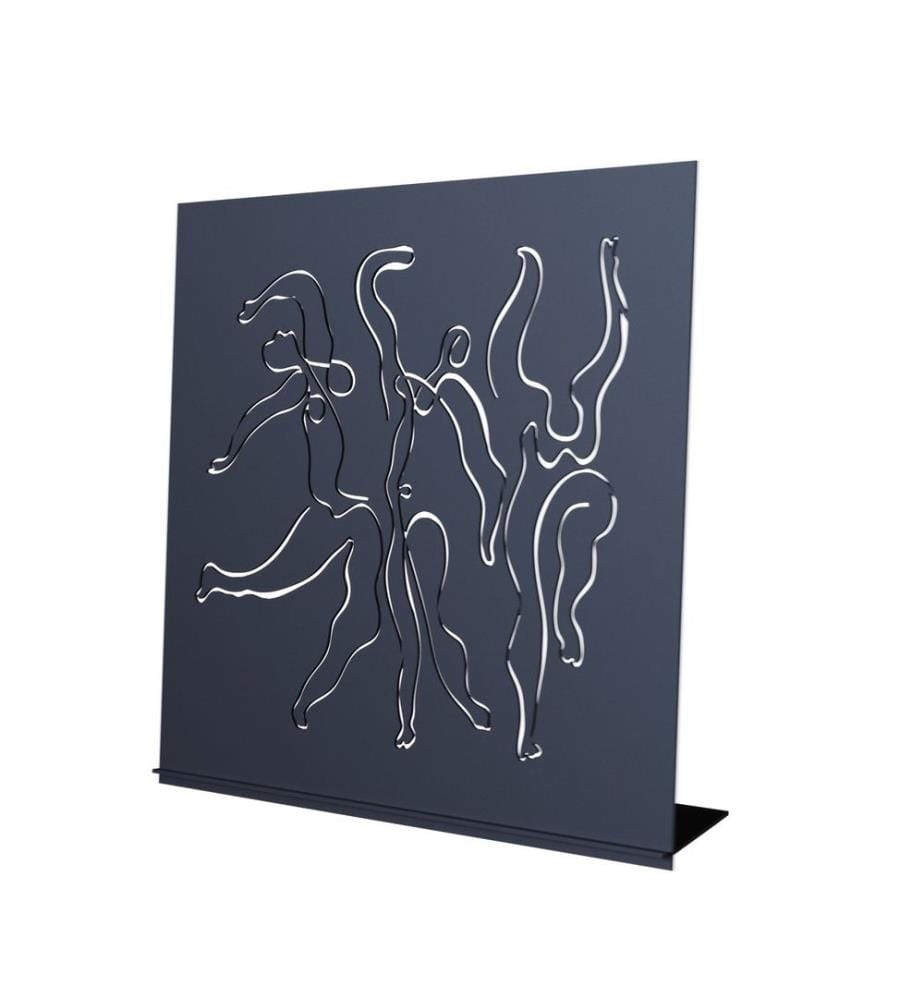 Oggetto decorativo, Nero, Metallo