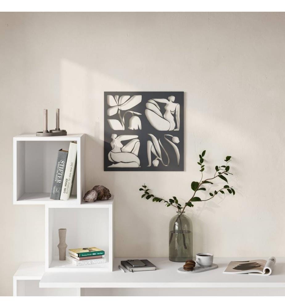 Oggetto decorativo, Nero, Metallo