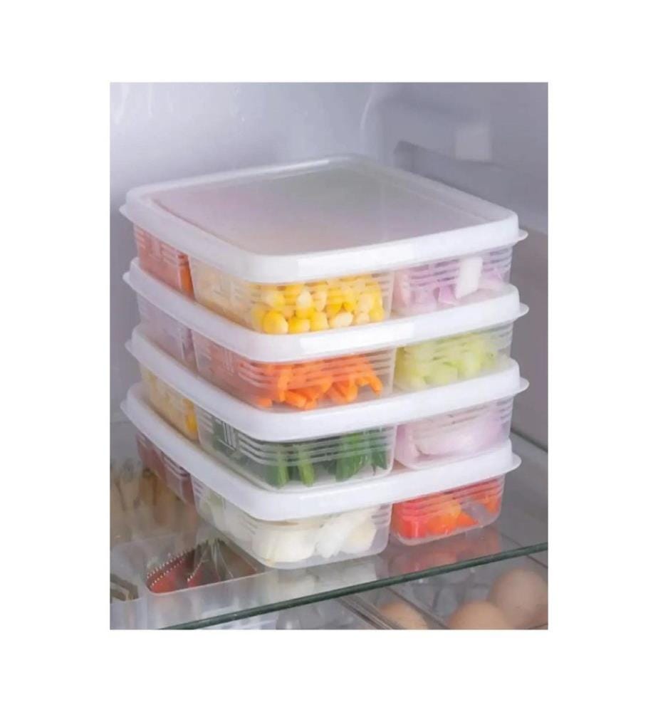 Storage Box Set, 12 Pieces, Transparent, 100% PLASTIC