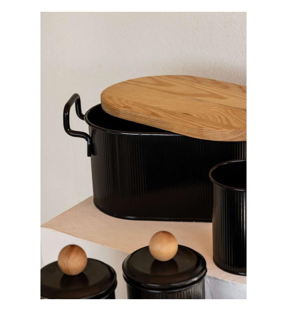 Breadbox, Black, 100% GALVANIZE
