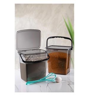 Storage Box Set, 2 Pieces, Multicolor, 100% Plastic