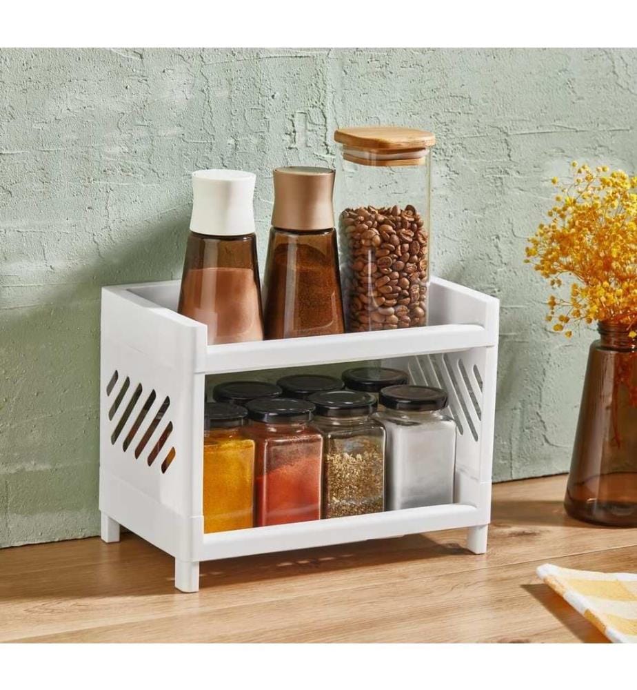 Kitchen Organizer, White, 100% PLASTIC