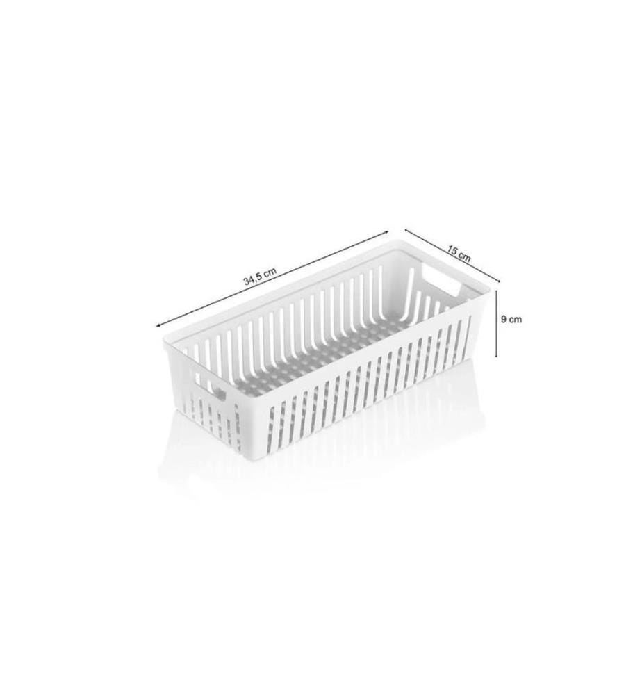 Kitchen Organizer, 3 Pieces, White, 100% PLASTIC