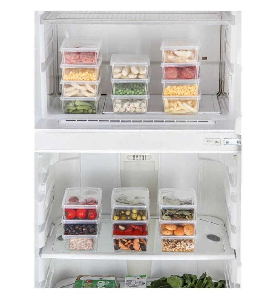 Storage Box Set, 20 Pieces, Trasnparent, 100% PLASTIC