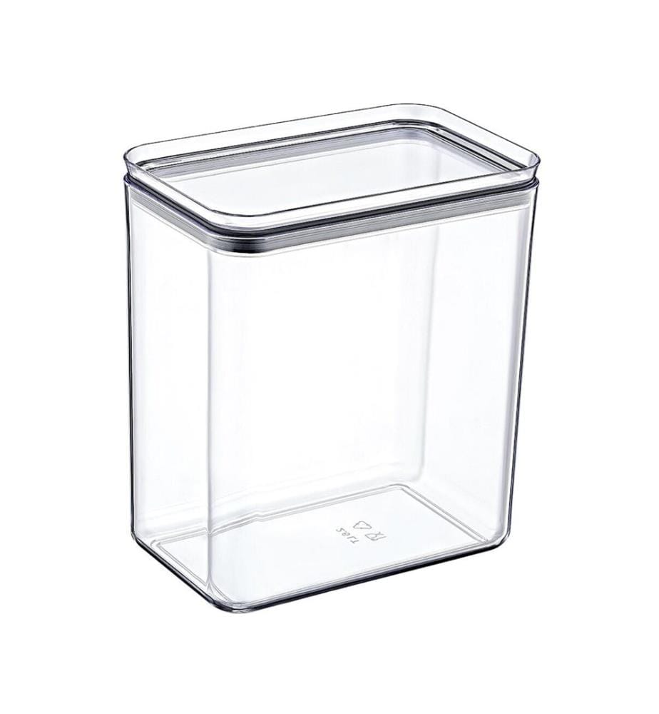 Storage Box Set, 6 Pieces, Transparent, 100% PLASTIC
