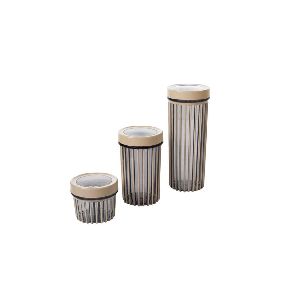 Storage Box Set, 6 Pieces, Cream, 100% PLASTIC