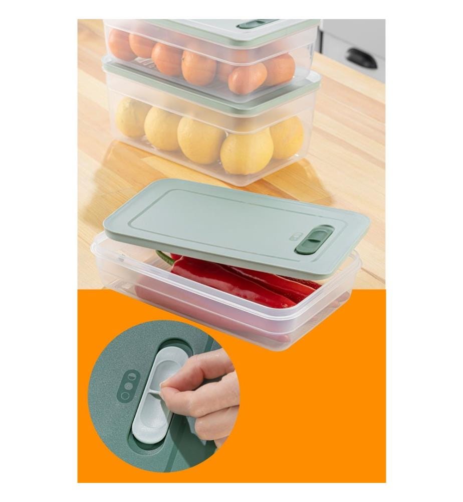 Set di scatole portaoggetti, 3 pezzi, blu, 100% PLASTICA