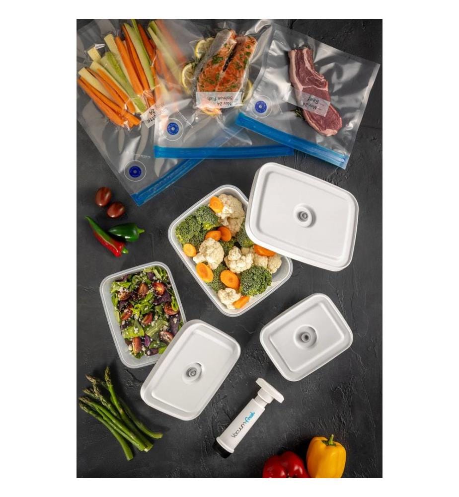 Storage Box Set, 4 Pieces, Transparent, 100% PLASTIC
