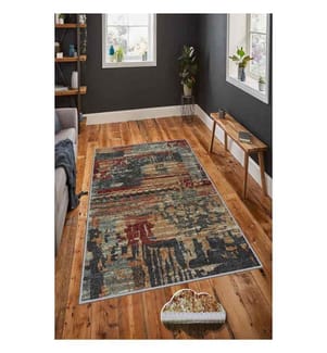 Teppich, Mehrfarbig, 100% Polyester, 180 x 280 cm