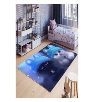 Flurteppich, Multicolor, 100% Polyester, 80 x 150 cm