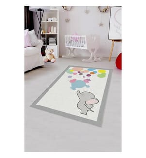 Flurteppich, Multicolor, 100% Polyester, 80 x 150 cm