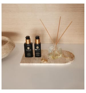Vassoio da bagno, beige, 100% marmo travertino