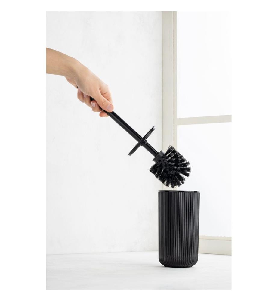 Scopino per WC, Nero, 100% PLASTICA