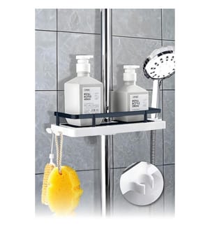 Organizer per il bagno, antracite, 100% PLASTICA