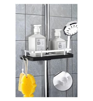 Organizer per il bagno, antracite, 100% PLASTICA