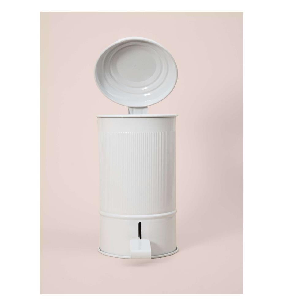 Bin, White, 100% GALVANIZE
