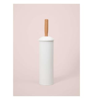 Scopino per WC, bianco, 100% ZINCATO