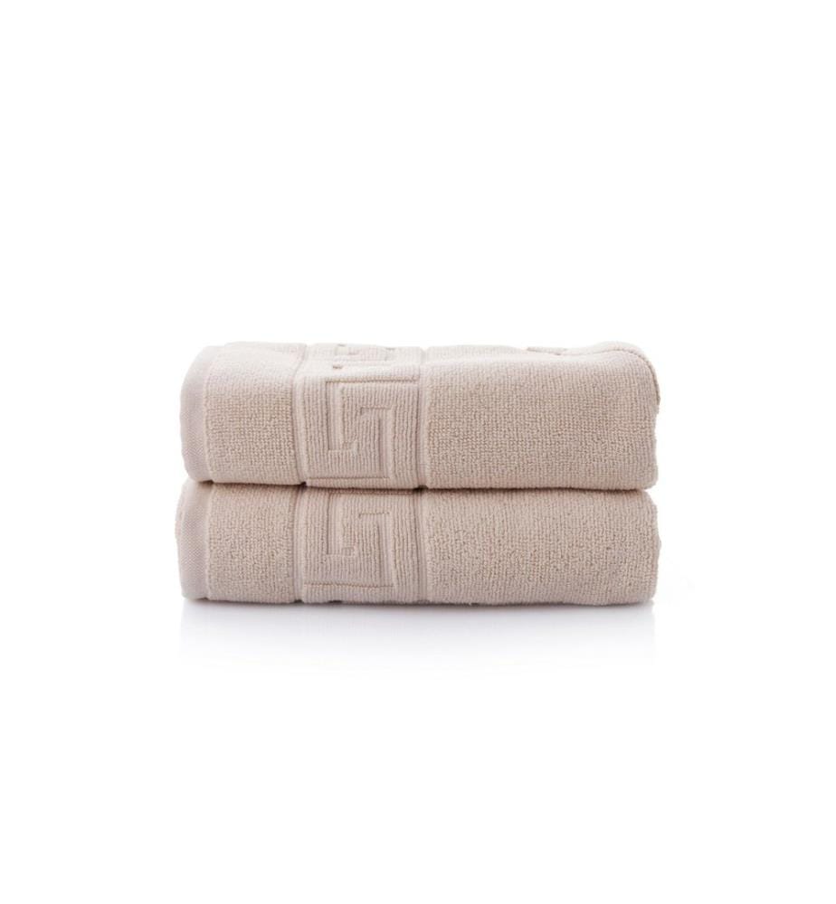 Bathmat Set, 2 Pieces, Cream, 100% COTTON