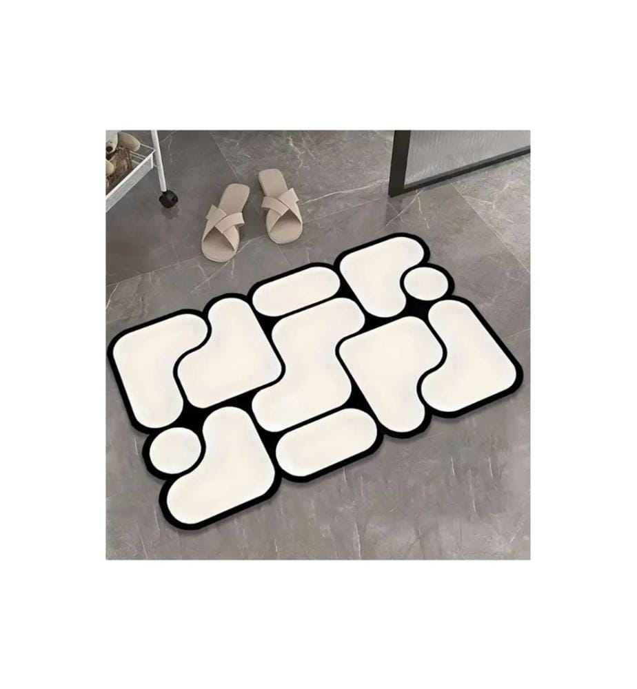Bathmat, Multicolor, 100% POLYESTER