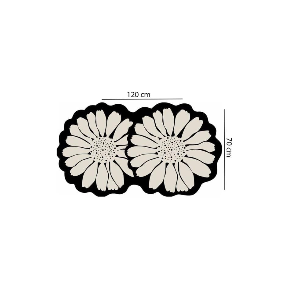 Bathmat, Black, 100% POLYESTER