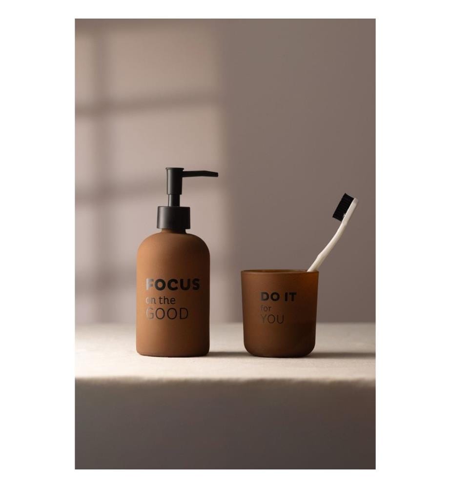 Set da bagno, 2 pezzi, rosso piastrellato, 100% VETRO