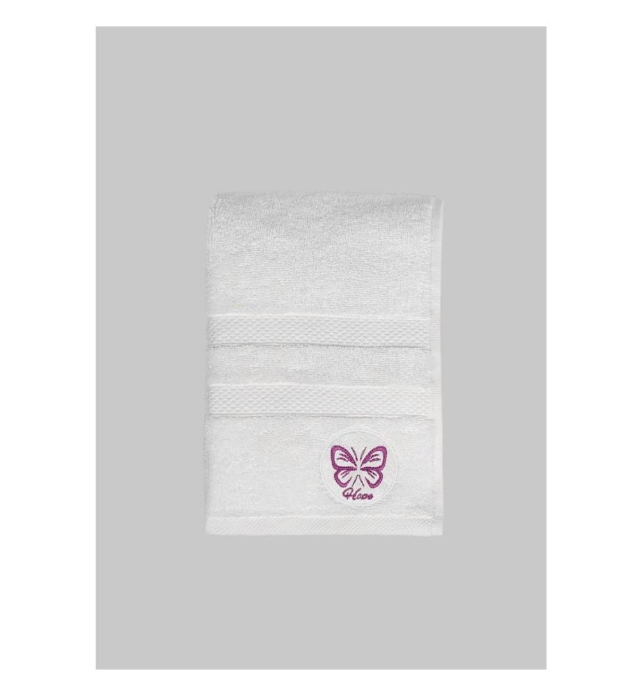 Asciugamano, bianco, 100% cotone