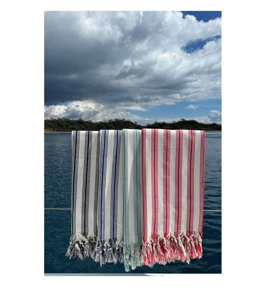 Fouta, Strandtuch, 100% BAUMWOLLE, Mint