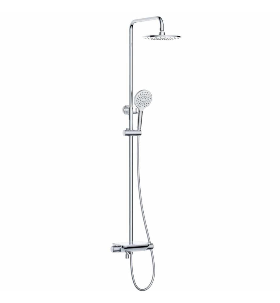 Ensemble de robinetterie de douche, 100% CHROME, Chrome