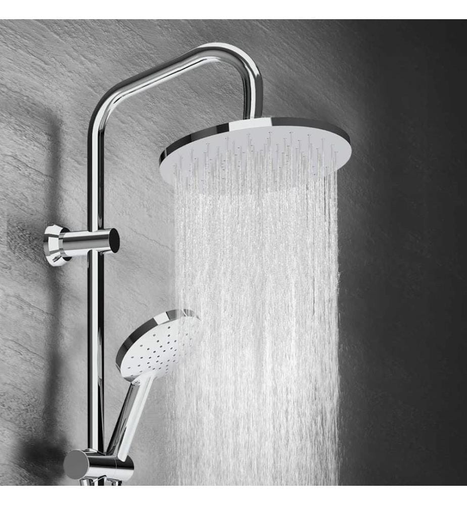 Ensemble de robinetterie de douche, 100% CHROME, Chrome