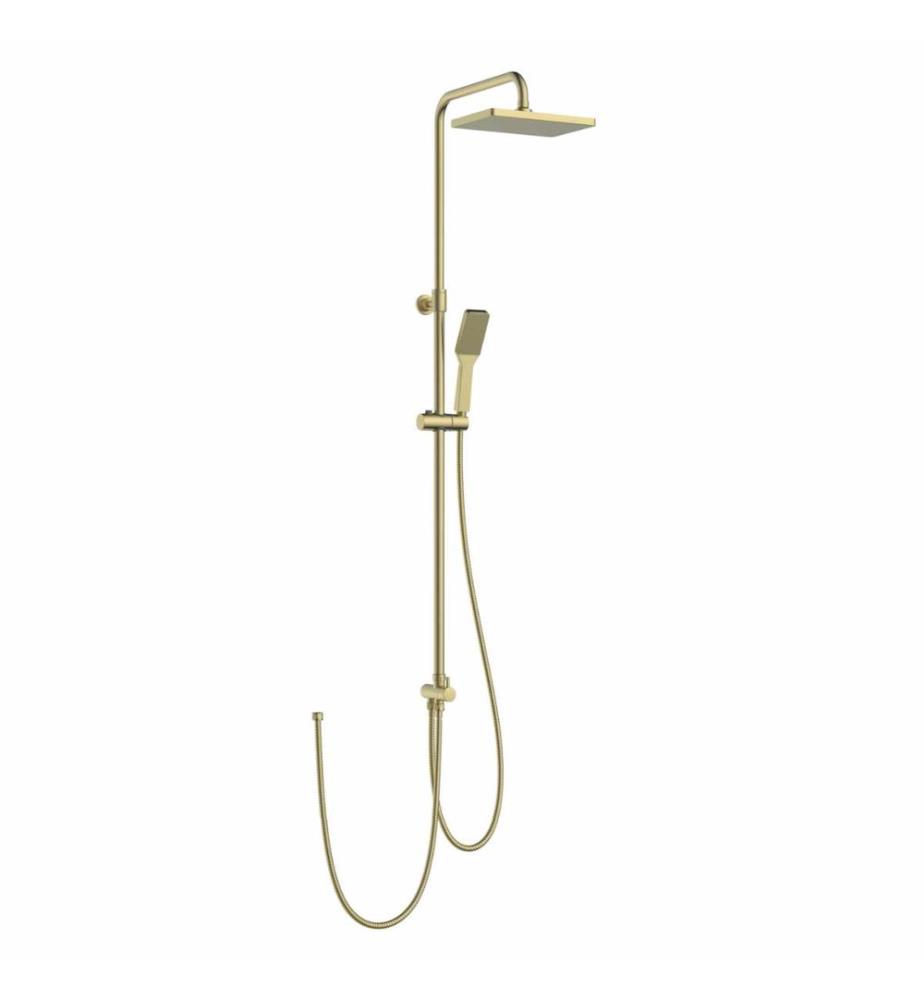 Ensemble de robinetterie de douche, 100 % chromé, doré