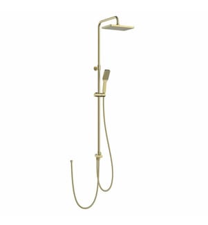 Ensemble de robinetterie de douche, 100 % chromé, doré