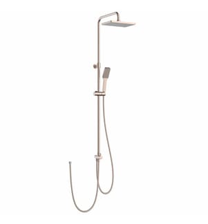 Ensemble de robinetterie de douche, 100 % chromé, or rose