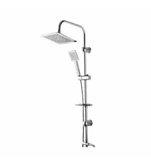 Ensemble de robinetterie de douche, 100 % laiton, chromé