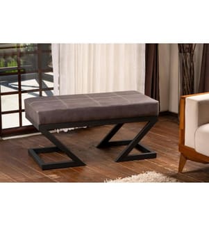 Sessel, Anthrazit, Metallgestell, Pu-Leder-Stoff