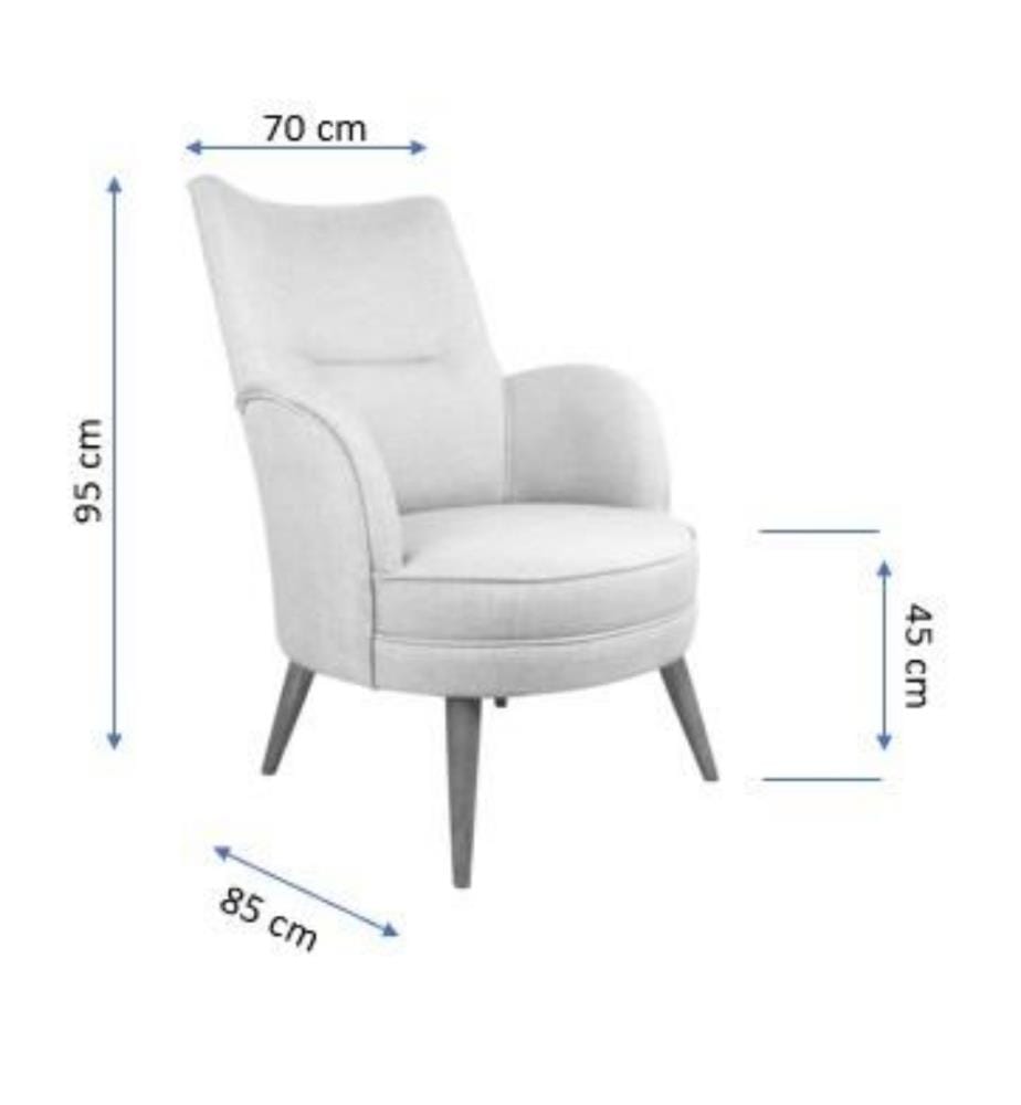 Wing Chair, Purple, Solid Wood Frame, Polyester Fabric