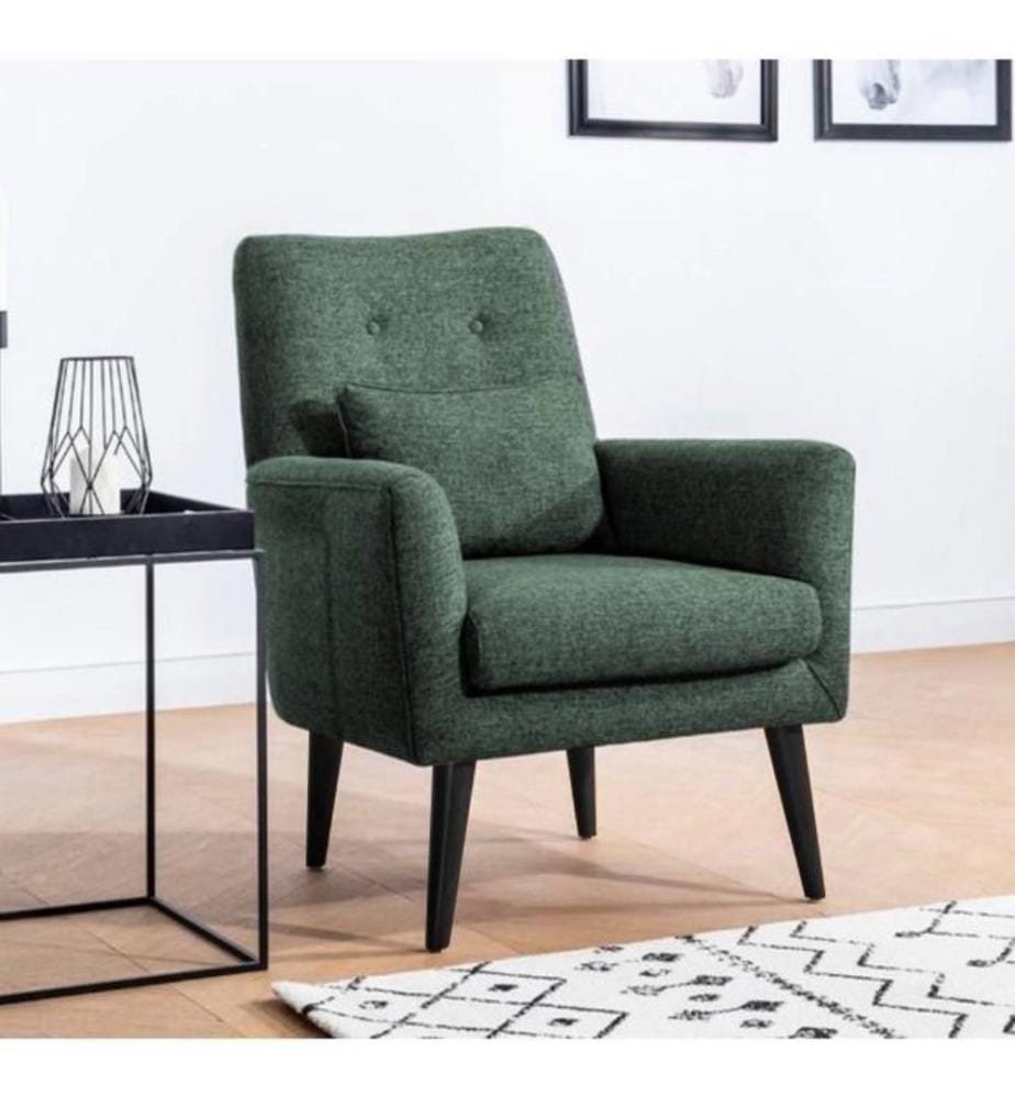 Sofa-Bed Set, Green, Hornbeam Frame, Polyester Fabric