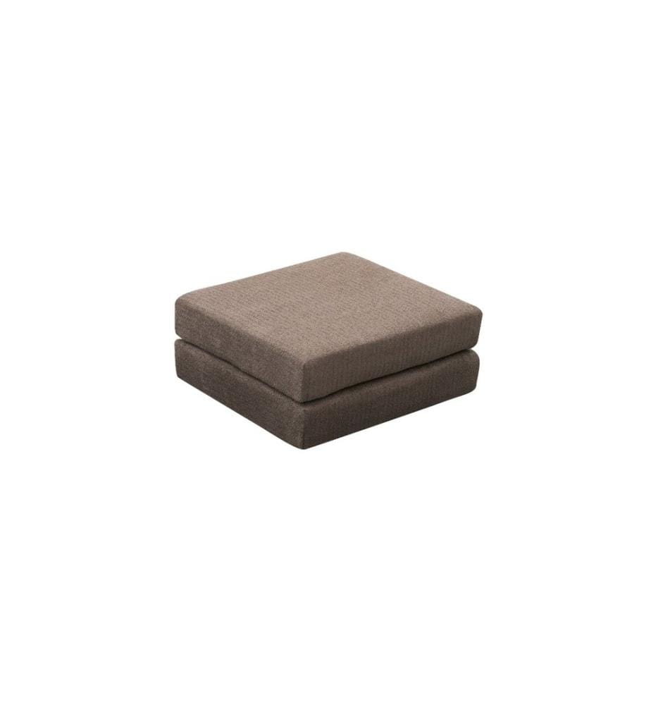 Hocker, Grau, Stoff: 100 % CHENILLE