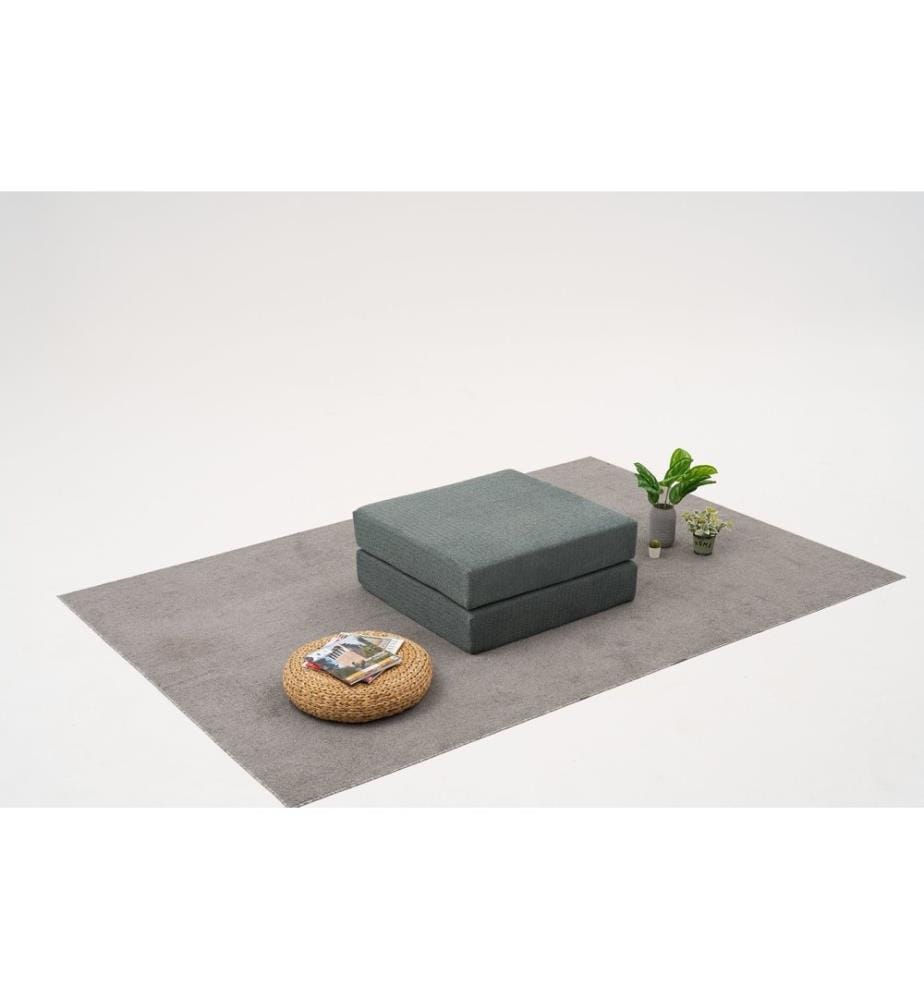 Hocker, Grün, Stoff: 100 % CHENILLE