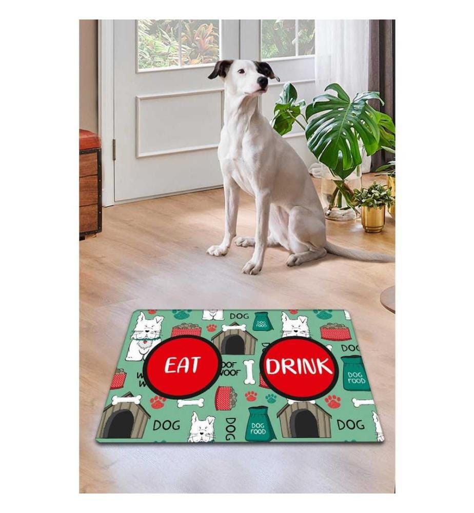 Cat Litter Mat, Multicolor, PVC, Non-Slip Underside