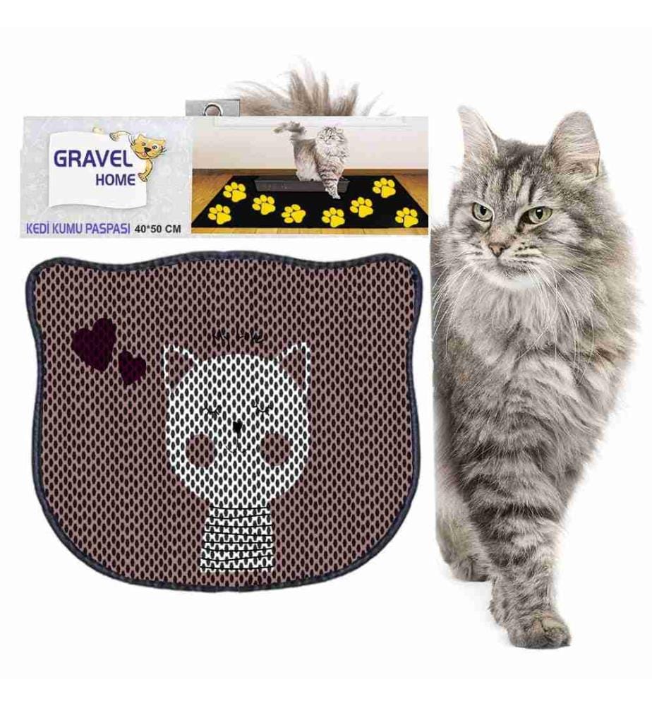 Katzenstreu-Matte, mehrfarbig, 50% Pvc - 50% Polyester