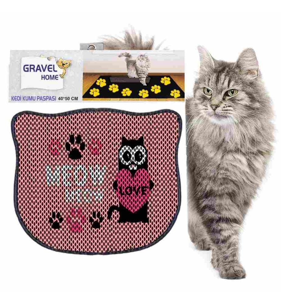 Katzenstreu-Matte, mehrfarbig, 50% Pvc - 50% Polyester