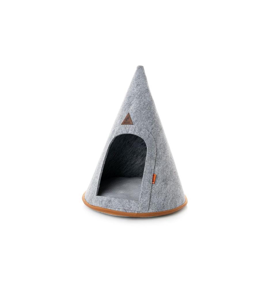 Lit pour chat en feutre, gris, 100 % FEUTRE