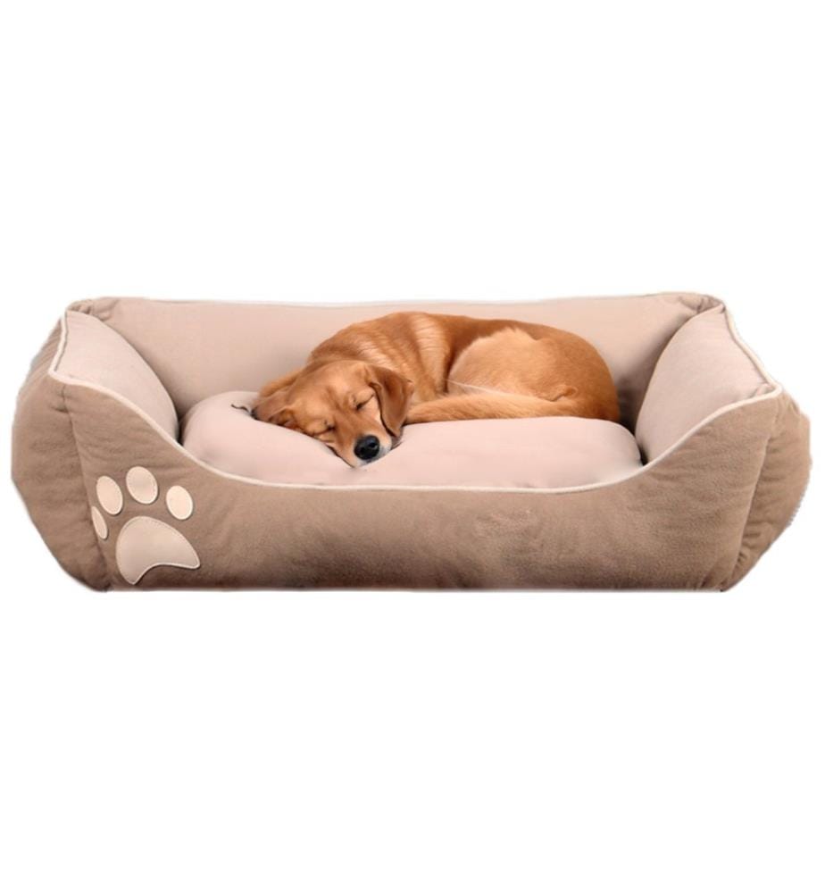 Pet Bed, Brown, Beige, 100% ULTRA SOFT FIBER FILL