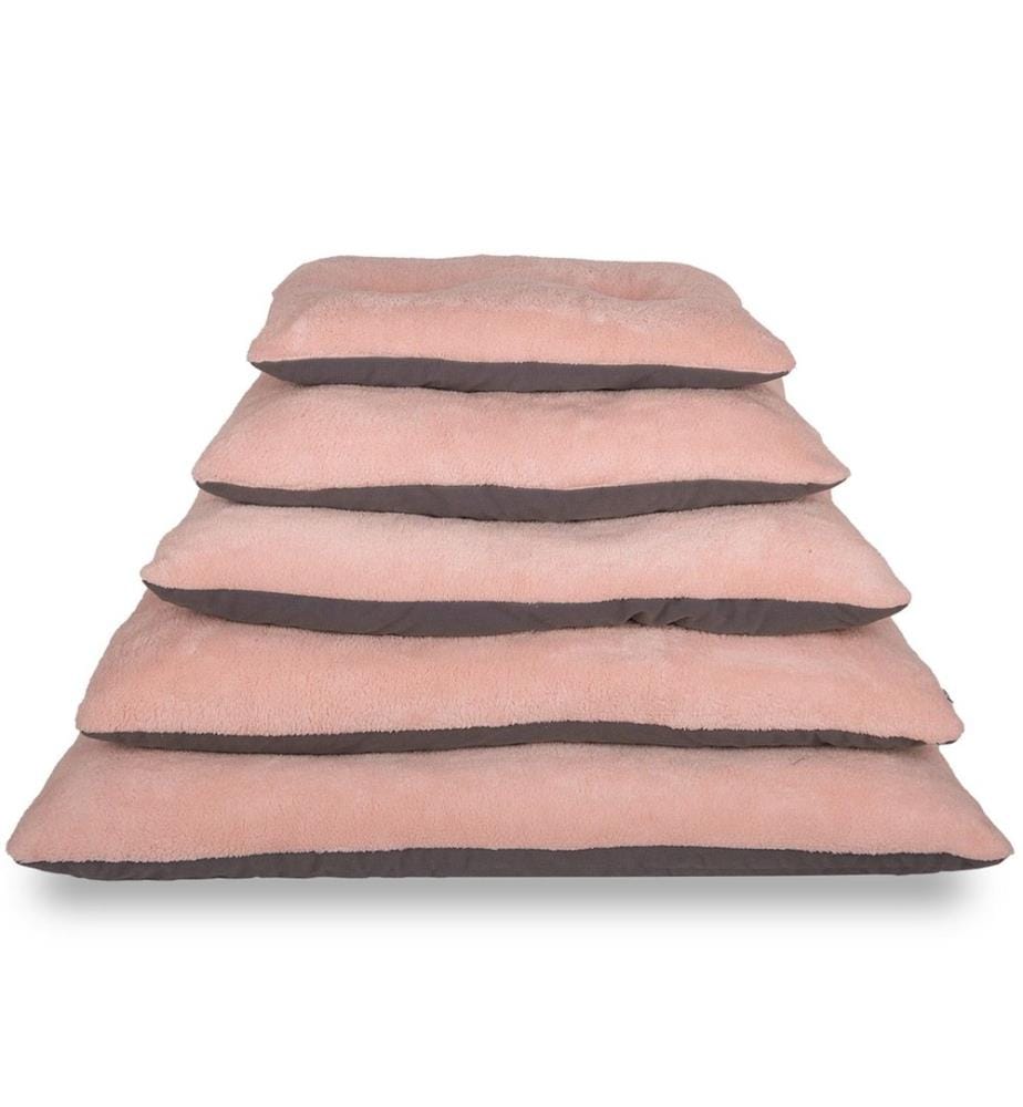 Haustierbett, Rosa, Anthrazit, 100 % ULTRA SOFT FIBER FILL