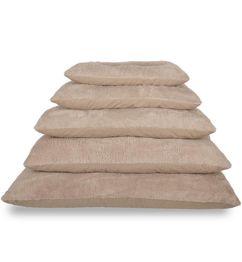 Lit pour animaux, crème, beige, 100 % REMBOURRAGE EN FIBRE ULTRA DOUCE