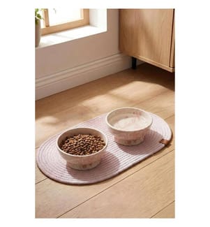 Gamelle pour animaux, 100 % céramique, rose